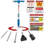 Scheppach Druckluftspaten Aero&sup2;Spade f&uuml;r den Kompressor | Drucklufthammer 27 Joule,