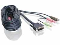 IOGEAR DVI KVM Cable dual link 3 m. DVI-I, G2L7D03UI (DVI-I for GCS1212TAA
