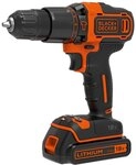 Black + Decker Akkuschrauber, 18 V, schwarz, BDCHD18