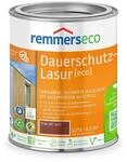 Remmers Dauerschutz-Lasur [eco] teak, 0,75 Liter, Langlebig, ausgepr&auml;gter UV-Schutz,