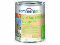 Remmers Dauerschutz-Lasur [eco] weiß, 0,75 Liter, Langlebig, ausgeprägter