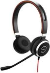 Jabra Evolve 40 UC Stereo Headset mit Mikrofon - Unified Communications Kopfh&ouml;rer
