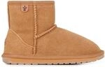 EMU Australia Kids Wallaby Mini Wool Boot, Chestnut, Size 27
