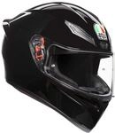 AGV K1 ECE 22-05 Solid Motorrad Integralhelm ECE 22-05 Sport, Schwarz, XS