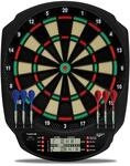 Carromco TOLEDO-301 elektronisches Dartboard &ndash; Dartscheibe mit LCD Display, 3-Loch
