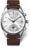 KRONABY Hybrid Smartwatch Herrenuhr Leder Braun - Analoge Connected Uhr 10 ATM
