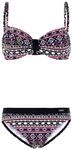 Lascana Damen B&uuml;gel-Bikini im Ethno-Look, Verstellbare Tr&auml;ger