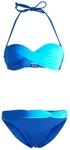 Lascana Damen B&uuml;gel-Bandeau-Bikini | mit Farbverlauf, B&uuml;gel, wattierte Cups,