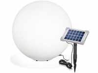 Solar Leuchtkugel Mega Ball 50cm, hochwertige PE Kugel, Dauer- oder...