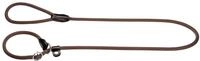 HUNTER Retriever-Hundeleine FREESTYLE, Farbe: braun, integrierte Halsung, stufenlos