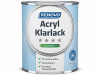 Renovo, Acryl Klarlack Seidenmatt 750 ml, Innen & Außen, Profilholzlack