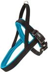 Nobby Norwegergeschirr Mesh Preno, t&uuml;rkis L: 38-50 cm + 36 cm, B: 20/25 mm, 1...