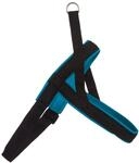 Nobby Norwegergeschirr Mesh Preno, t&uuml;rkis L: 50-64 cm + 42 cm, B: 25/35 mm, 1 St&uuml;ck