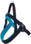 Nobby Norwegergeschirr Mesh Preno, t&uuml;rkis L: 60-76 cm + 46 cm, B: 25/35 mm, 1 St&uuml;ck
