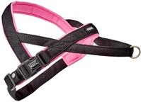 Nobby Norwegergeschirr Mesh Preno, pink L: 60-76 cm + 46 cm, B: 25/35 mm, 1 St&uuml;ck
