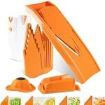 B&ouml;rner Gem&uuml;sehobel V1 (Profi Set) &bull; V-Hobel mit 4 Eins&auml;tzen, Fruchthalter,
