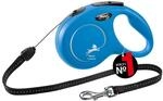 flexi&reg; Classic S | 8m Seil Roll-Leine f&uuml;r kleine Hunde bis 12 kg | Blau 