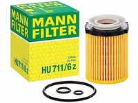 MANN-FILTER HU 711/6 z Ölfilter – Ölfilter Satz mit Dichtung / Dichtungssatz –
