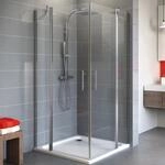 Schulte EP326004 01 500 Duschkabine Alexa Style 2.0 Eckeinstieg 4-teilig, 80 x 80 cm,