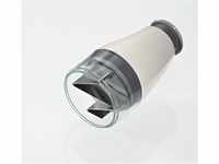 Lurch 221440 Minihacker für Knoblauch aus Kunststoff und Edelstahl, Iron Grey/Weiß,