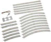 Tomytec 970282 Gleis-Start-Set, Oval Modellbausatz, One Size, Grau