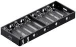 Goobay 11986 AA-Batteriehalter f&uuml;r 10x Mignon Batterien 1,5V /...