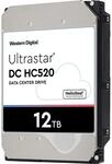 HGST Ultrastar HE12 12TB HDD SATA 6Gb/s 512E TCG 7200Rpm HUH721212ALE601 24x7...