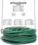 TheraBand Resistive Exercise Tubing - 7.5m Strong, Green, Natural Latex Product,
