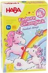 HABA 303647 - Einhorn Glitzergl&uuml;ck &ndash; Funkel-Bingo, Bingospiel mit...