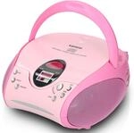 Lenco SCD-24 PINK - CD Player - Radio-CD Player - auch f&uuml;r Kinder - Tragbar | SCD-24