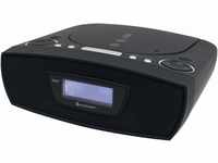 Soundmaster URD480SW DAB+ UKW Digital Radiowecker mit CD-Player MP3...
