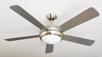 AireRyder Deckenventilator Ursa mit Beleuchtung und Fernbedienung, Geh&auml;use Satin