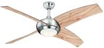 AireRyder Deckenventilator Borealis mit Beleuchtung und Fernbedienung, Geh&auml;use Satin