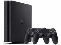PlayStation 4 - Konsole (500GB, schwarz, slim) inkl. 2. DualShock Controller