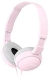 Sony MDR-ZX110 faltbarer B&uuml;gelkopfh&ouml;rer Leistungsstarker Klang, Rosa, Ohne