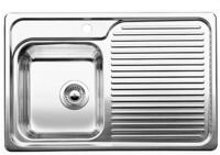 BLANCO CLASSIC 40 S | Edelstahl | Einbauart: Einbau von Oben | Hauptbecken links 