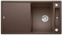 BLANCO AXIA III 5 S | Granitsp&uuml;le aus SILGRANIT cafe | Einbauart: Einbau von Oben 