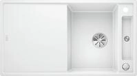 BLANCO AXIA III 5 S | Granitsp&uuml;le aus SILGRANIT wei&szlig; | Einbauart: Einbau von Oben 