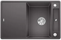 BLANCO AXIA III 45 S-F | Granitsp&uuml;le aus SILGRANIT felsgrau | Einbauart: