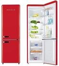 Wolkenstein KG250.4RT FR K&uuml;hl-Gefrier-Kombination Rot 249l Retro K&uuml;hlschrank
