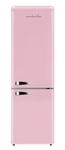 Wolkenstein KG250.4RT FR K&uuml;hl-Gefrier-Kombination Rosa 249l Retro K&uuml;hlschrank