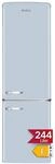 Amica KGCR 387 100 L Retro K&uuml;hl-/Gefrierkombination / Baby Blue (Hellblau) / 181cm