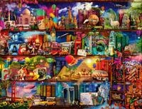 Ravensburger Wunderpuzzle World of Books, 2000-teiliges Puzzle, 2000 Teile, Puzzles