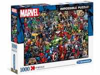 Clementoni 39411 Marvel Universe – 1000 Teile, Impossible Puzzle,