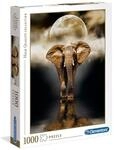 Clementoni 39416 Der Elefant &ndash; Puzzle 1000 Teile, Geschicklichkeitsspiel f&uuml;r...