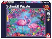Schmidt Flamingos 500 Piece Jigsaw Puzzle