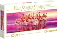 Clementoni 39427 Tanz der Flamingos &ndash; Puzzle 1000 Teile, Panorama Puzzle,