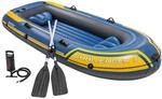 Intex Challenger 3 Set Schlauchboot - 295 x 137 x 43 cm - 3-teilig - Blau / Gelb,