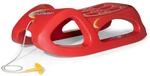 RollyToys Snow Cruiser (ab 3 Jahren, Farbe Rot, sehr Stabil, mit Stahlschienen,
