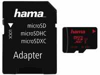 Hama microSDXC 128GB UHS Speed Class 3 UHS-I 80MB/s und Adapter/Foto